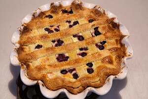 Blueberry pie (blauwe bessentaart)