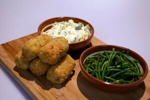 Bakkeljauw croquetten van de Antillen