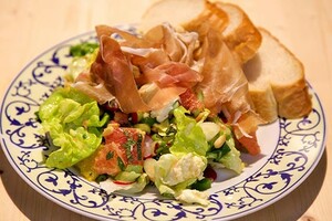 Grapefruitsalade met parmaham
