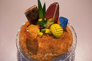 Tiki tiki Hawaii taart