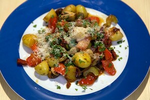Chorizo-krieltjes met Parmezaanse kaas