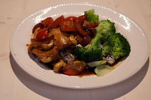 Oosters gemarineerde cashewkip