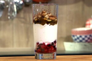 Ontbijtflip met rood fruit