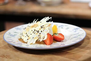 Richards panna cotta dessert
