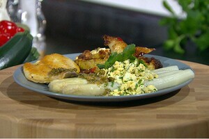 Hollandse asperges met dorade