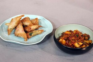 Samosa’s met mangochutney