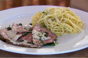Vitello tonnato & Spaghetti aglio olio e peperoncino