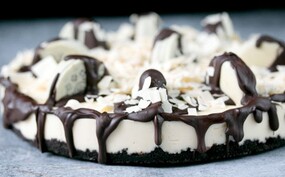 White chocolate cheesecake