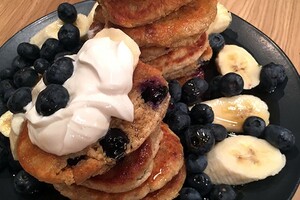 Amerikaanse havermout pancakes