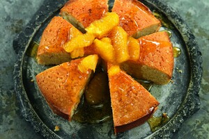 Hidde's macadamiataartje met sinaasappel uit het Good Food Book