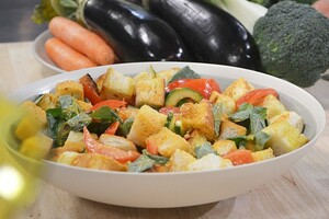 Panzanella (frisse broodsalade)