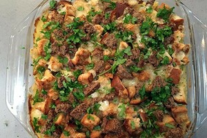 Zuurkoolschotel met pastinaak