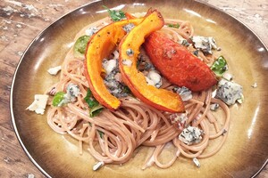 Winter speltspaghetti