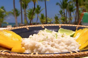 Hugo's exotische kokosrijst met mango
