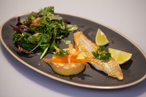 Sformatino di carote con sogliola (worteltaartje met scholfilet)