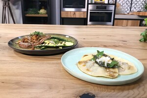 Wild zwijn ravioli met salieboter