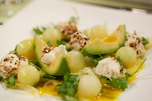 Luchtige venkelsalade met geitenkaas