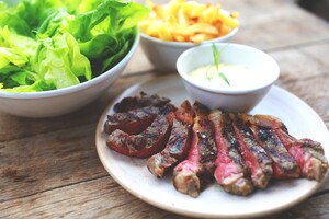Steak béarnaise met Vlaamse frietjes