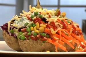 Gepofte aardappel