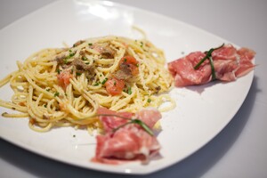 Spaghetti al tartufo (Spaghetti met truffel)