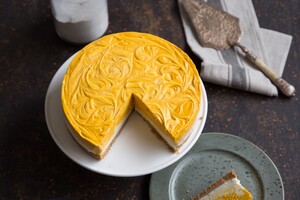 No-bake pompoencheesecake