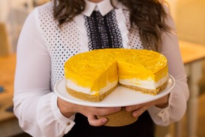 no-bake pompoencheesecake met mil