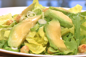 Avocadosalade met limoendressing