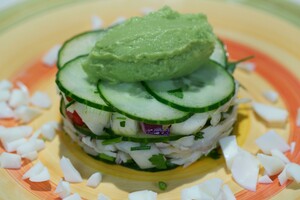 Klipvistaartje met avocado