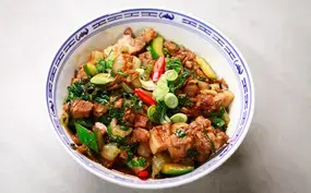 Chinese wok van oma Ciska
