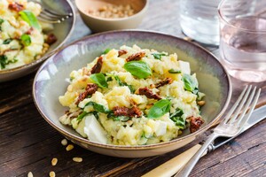 Italiaanse caprese stamppot