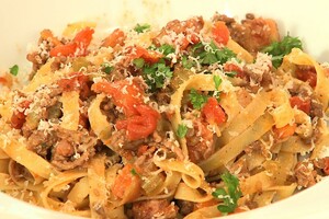 Tagliatelle bolognese