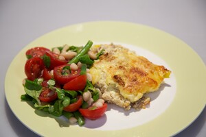 Tonijnomelet uit de oven