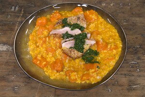 Pompoenrisotto