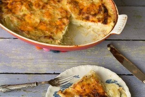 Romige aardappel-preigratin