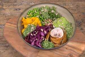 Hollandse Bhudda Pokébowl met makreel en bloemkool