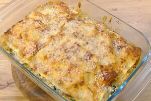 Lasagne met paddenstoelen