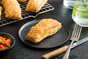 Homemade kaasbroodjes met tomatendip