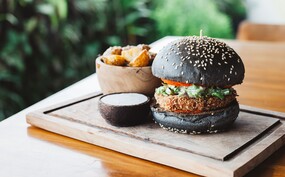 Zwarte burger