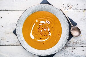 Paprika-cashewsoep