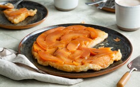 Tarte tatin met kweepeer