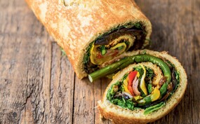 Groenterol van omelet