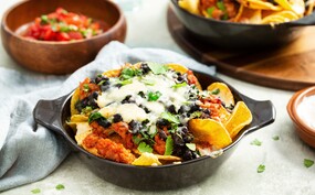 Loaded nacho’s met kip