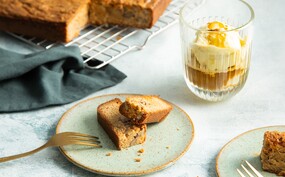Blondies met affogato