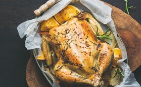 kip kalkoen kerst rub