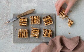 Gepofte granen squares