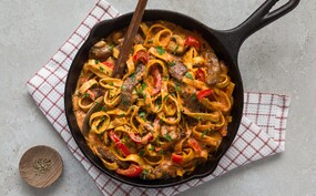 pasta Stroganoff