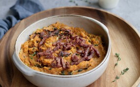 Zoete-aardappelstamppot