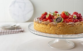 Parijse Aardbeien-Vanilletaart