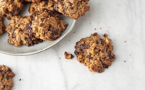 Niet-zo-zoete chocoladekoekjes