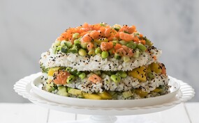 Sushi-taart